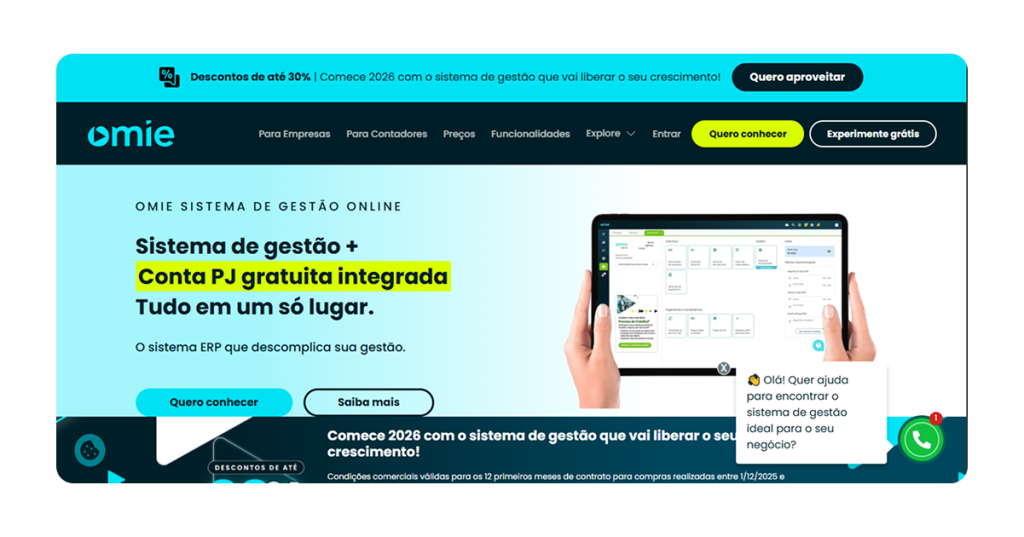 Alternativa ao Omie em Cuiabá